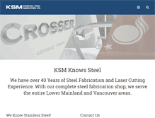 Tablet Screenshot of ksmlaser.com